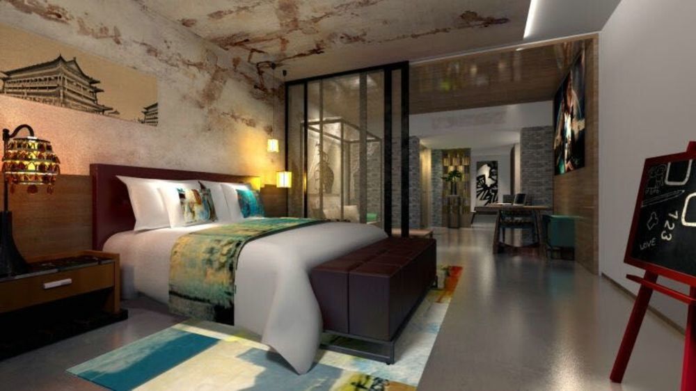 Merlinhod Hotel Xi'An Сиан Екстериор снимка